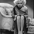 Toby Wing Exotic Leggy Bare Shoulder Pin Up Elegant Portrait Pose